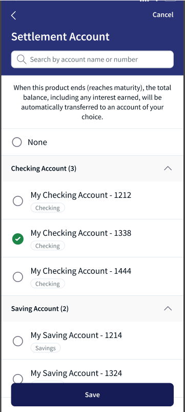 Account updated